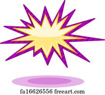 215x194 Free Art Print Of Shiny Starburst, Price Flash Shape On White