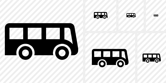 580x290 Bus Icon Symbol Black Professional Stock Icon And Free Sets