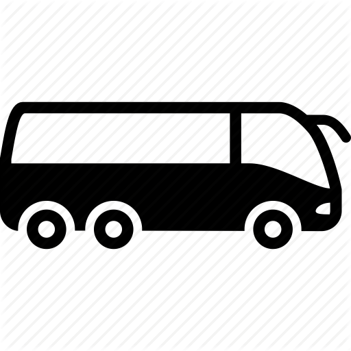 512x512 Coach Bus, Tourist Bus, Travel, Urban Transport Icon