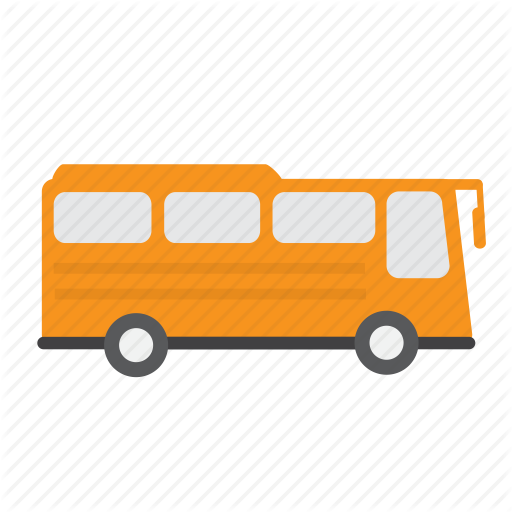 512x512 Bus, Orange, Tour, Travel, Vehicle Icon