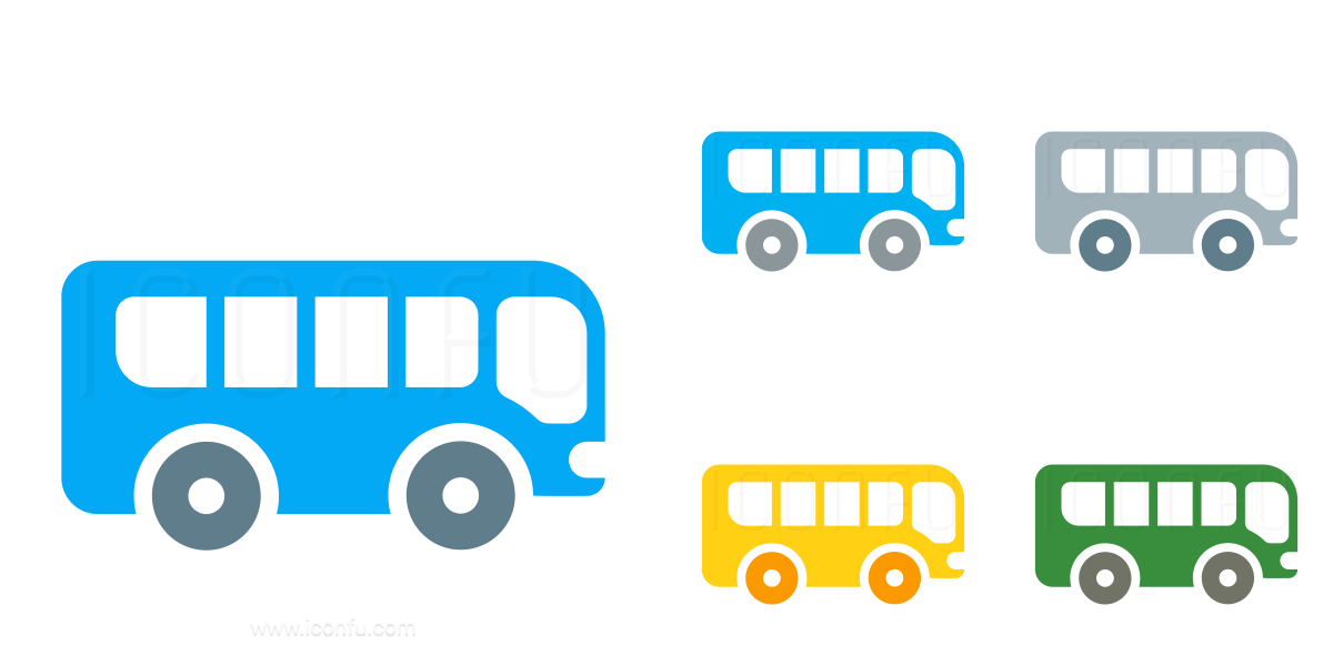 1200x600 Bus Icon