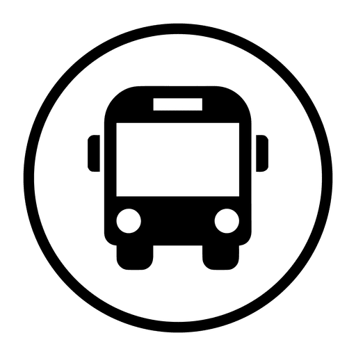 512x512 Travel Bus Round Icon