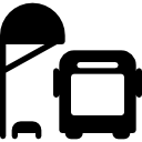 128x128 Bus Station Icons