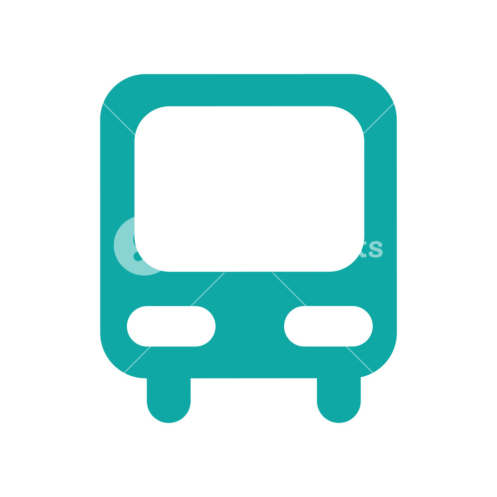 1000x1000 Bus Station Isolated Icon Vector Illustration Design Royalty Free