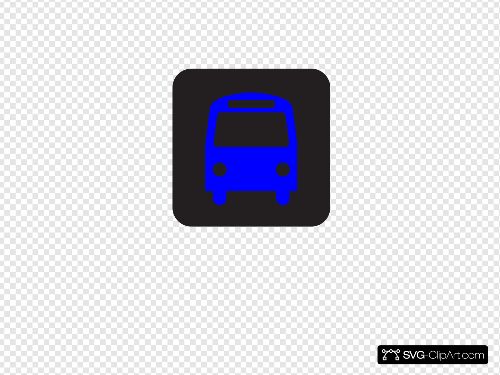 1600x1200 Bus Station Icon Black Blue Clip Art, Icon