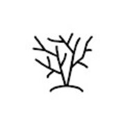 180x180 Growing Bush Icon Metal Print