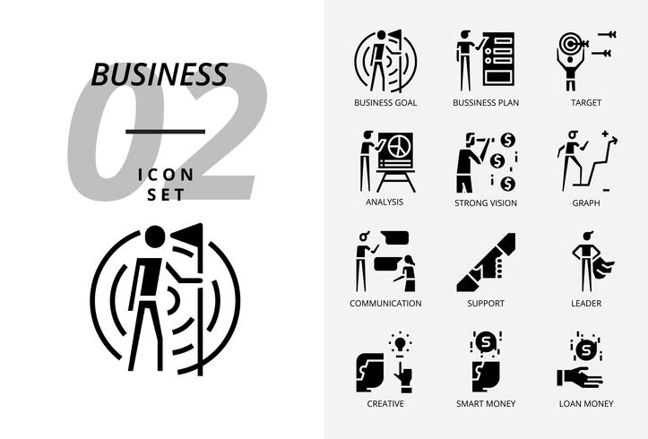 723x490 Icon Pack For Business And Strategy, Business Goal, Business Plan