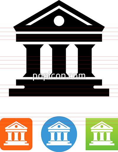 College Campus Building Icon 400x518 College Campus Building Icon