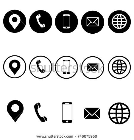 450x470 Business Card Icon