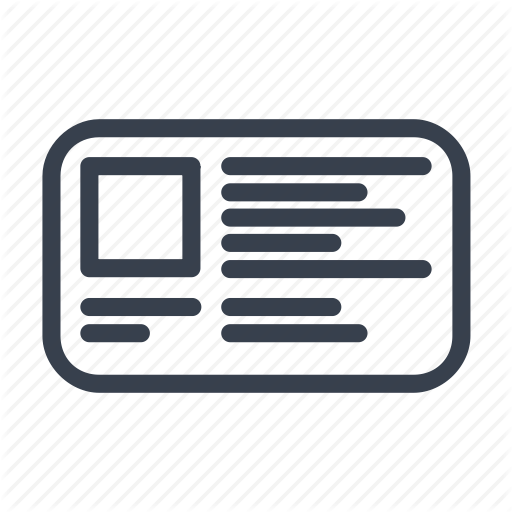 512x512 Business, Card, Name, Resume, Summary, Visit Icon