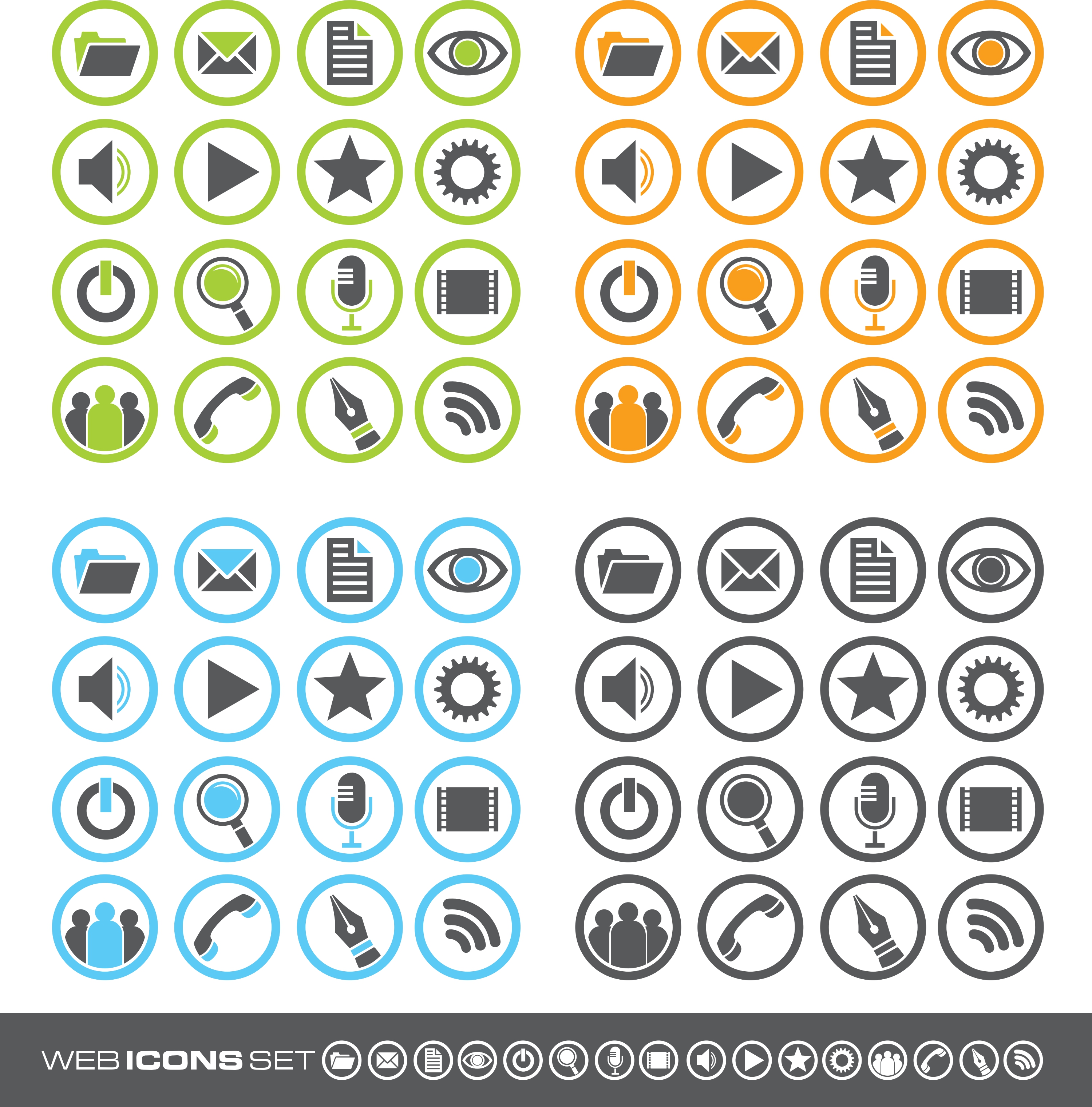 3000x3042 Business Card Icons Vector Fax Images