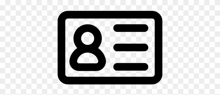 840x363 Personal Business Card Outline Vector