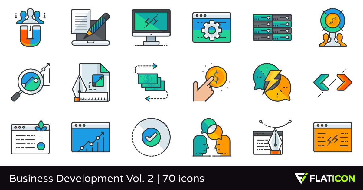 1200x630 Business Development Vol Premium Icons