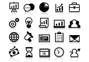 286x200 Business Icons Free Vector Art
