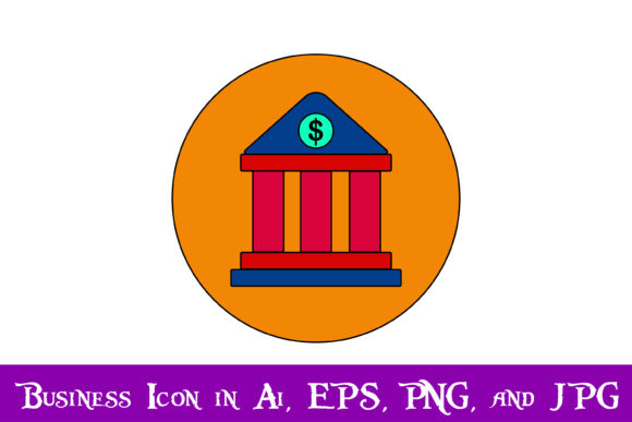 580x387 Bank Business Icon Graphic