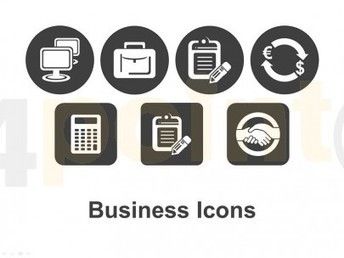 344x258 Editable Powerpoint Template Business Icons Business Powerpoint