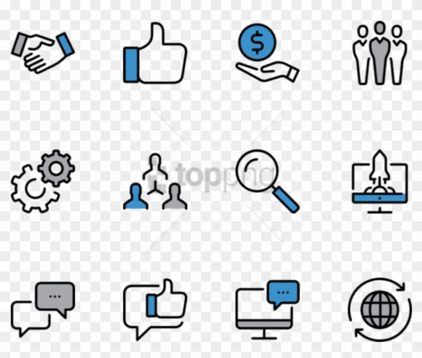 840x712 Free Png Business Icon Business Set Icons Packs From, Transparent