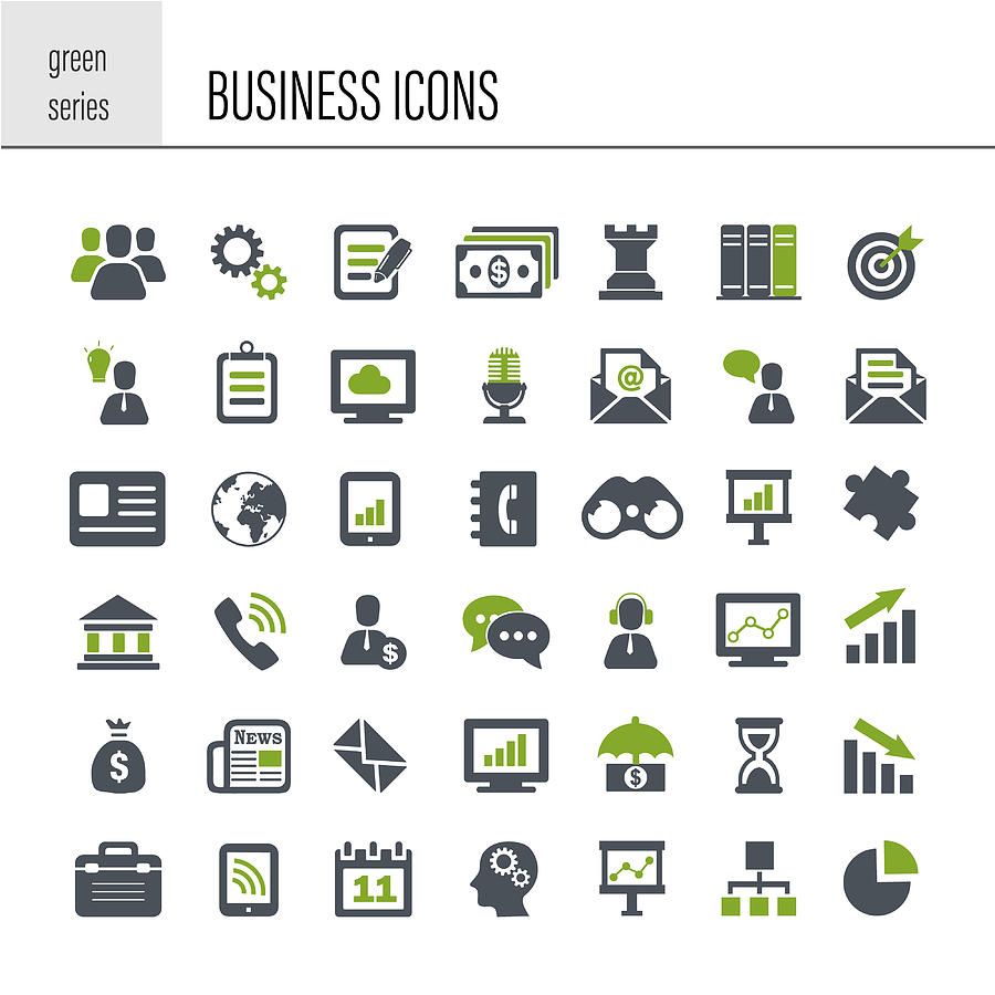 900x900 Business Icon Set