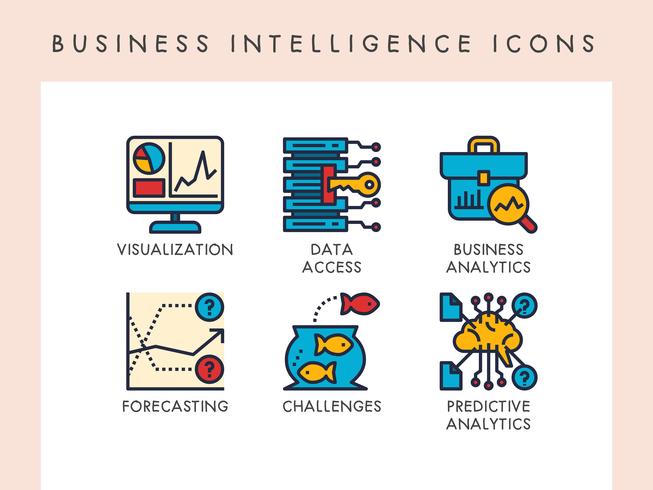 653x490 Business Intelligence Icons