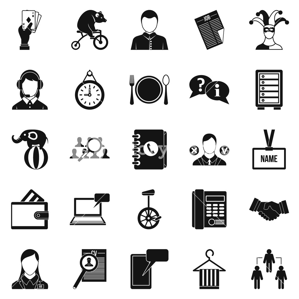 1000x1000 Business Intelligence Icons Set Simple Set Of Business