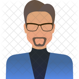 256x256 Businessman Icon Of Flat Style