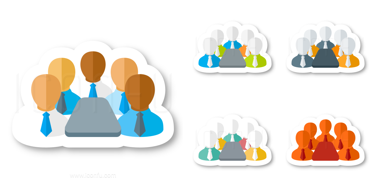 1200x600 Business Meeting Icon