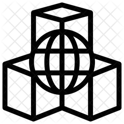 256x256 Business Model Icon Of Line Style