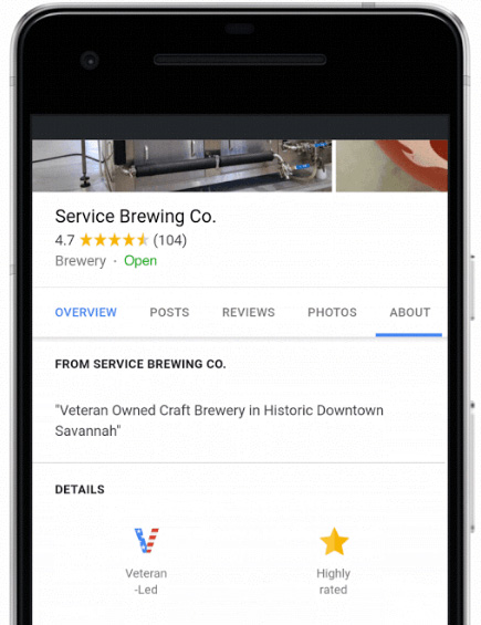 435x565 Google My Business Adds Veteran Led Attribute Icon
