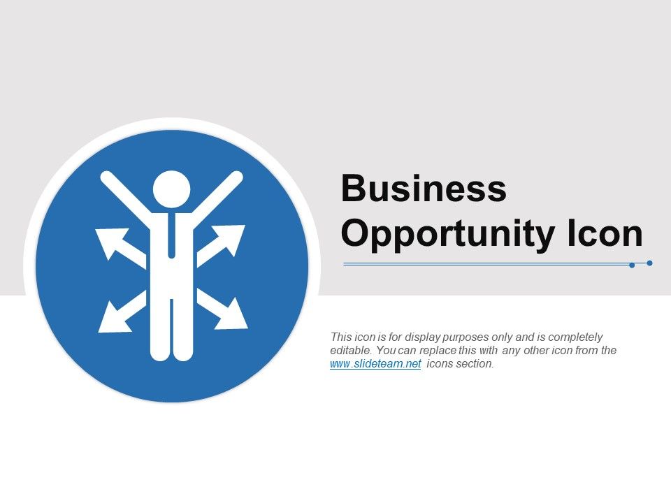 960x720 Business Opportunity Icon Example Of Ppt Powerpoint Templates