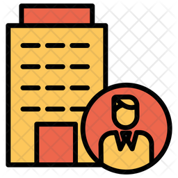 Business Owner Icon Of Colored Outline Style 256x256 Business Owner Icon Of Colored Outline Style