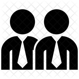 256x256 Business Partner Icon Of Glyph Style