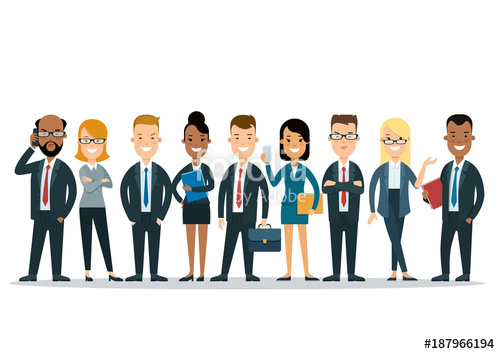 Flat International Business People Icons Infographics Vector 500x354 Flat International Business People Icons Infographics Vector