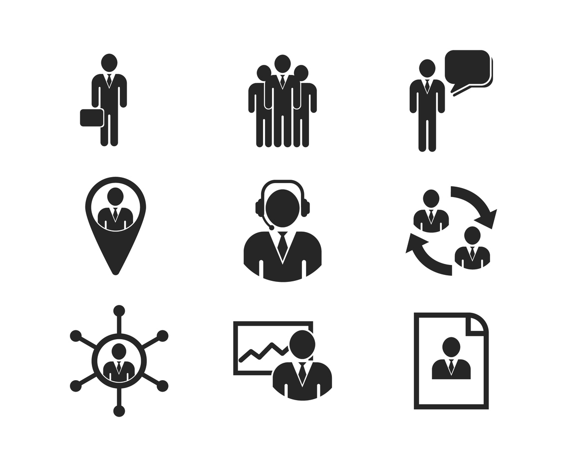1136x936 Free Business Person And Management Icon Vector Art Graphics