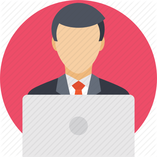 512x512 Business, Business Person, Businessman, Computing, Laptop Icon