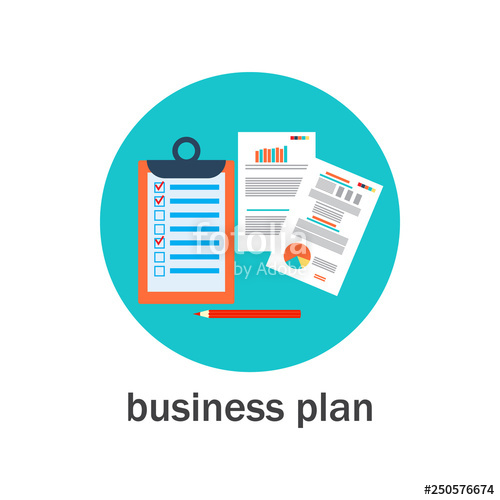 500x500 Business Plan Icon Stock Image And Royalty Free Vector