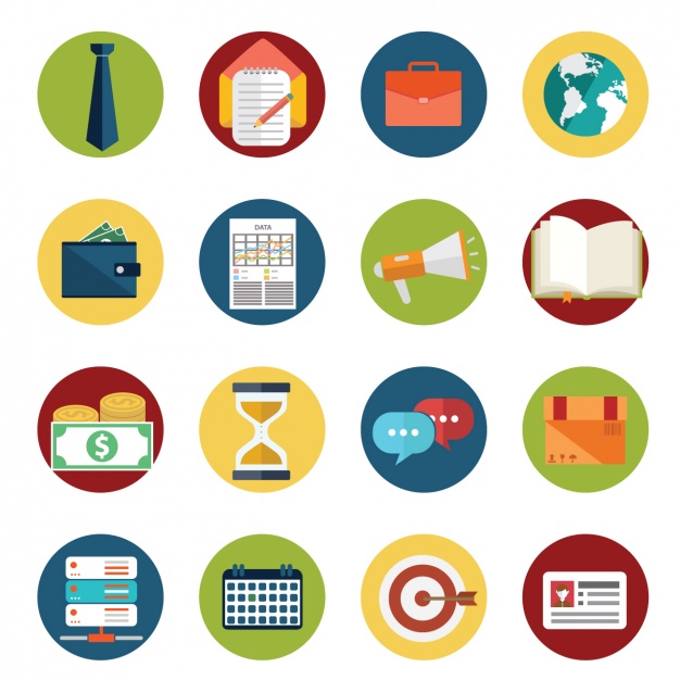 626x626 Business Plan Icons Selection Stock Images