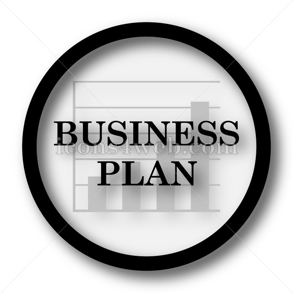 600x600 Business Plan Simple Icon Business Plan Simple Button