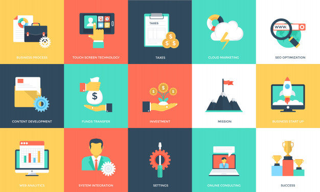 626x375 Project Management Icons Pack Vector Premium Download