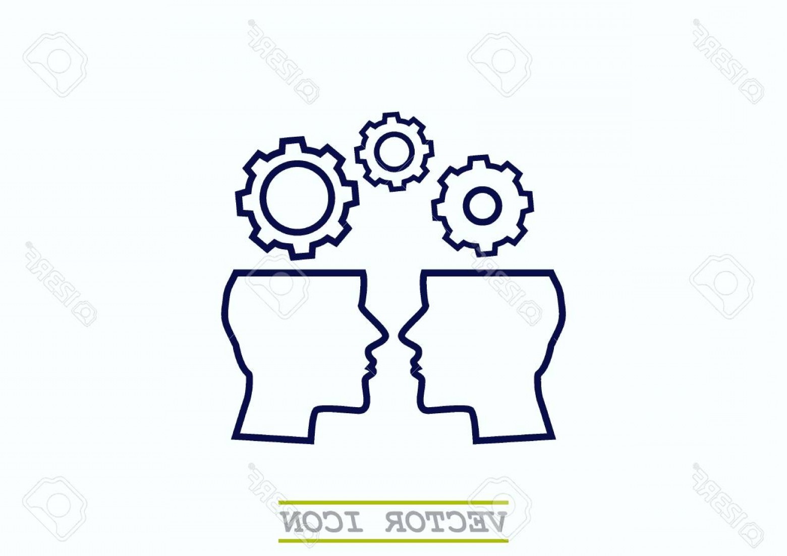 1560x1102 Photostock Vector Business Strategy Icon Business Concept Icon