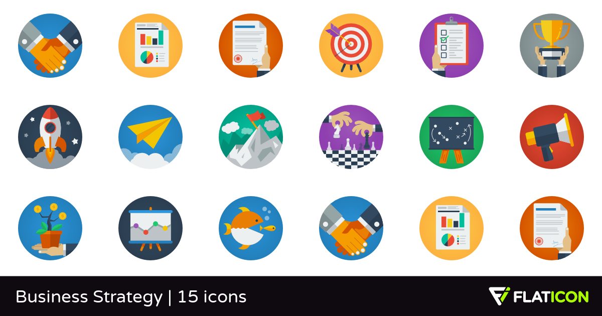 1200x630 Business Strategy Free Icons