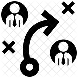 256x256 Business Strategy Icon Of Glyph Style