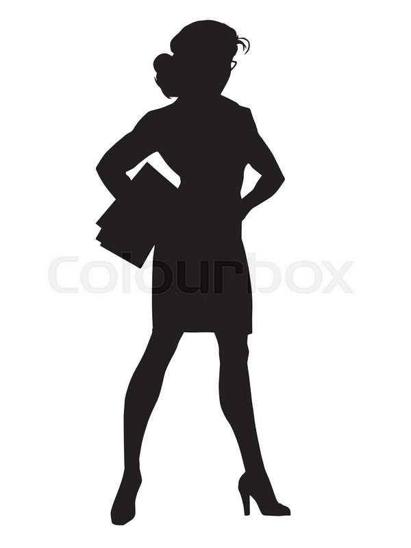 600x800 Beautiful Strong Businesswoman Pop Art Stock Vector Colourbox