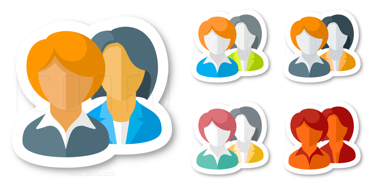 1200x600 Businesswomen Icon