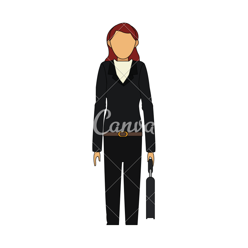 800x800 Business Woman Icon Image