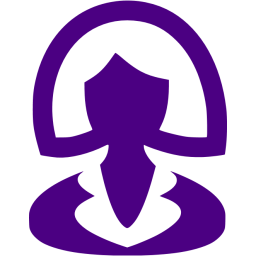Indigo Businesswoman Icon 256x256 Indigo Businesswoman Icon
