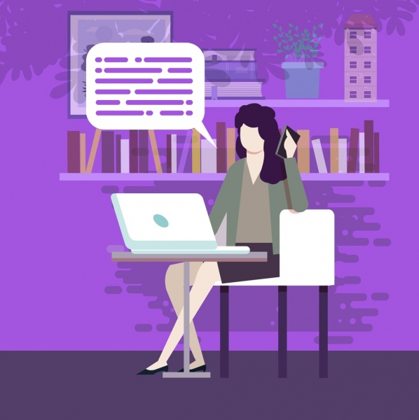 Manager Job Background Businesswoman Icon Cartoon Character Sketch 598x600 Manager Job Background Businesswoman Icon Cartoon Character Sketch