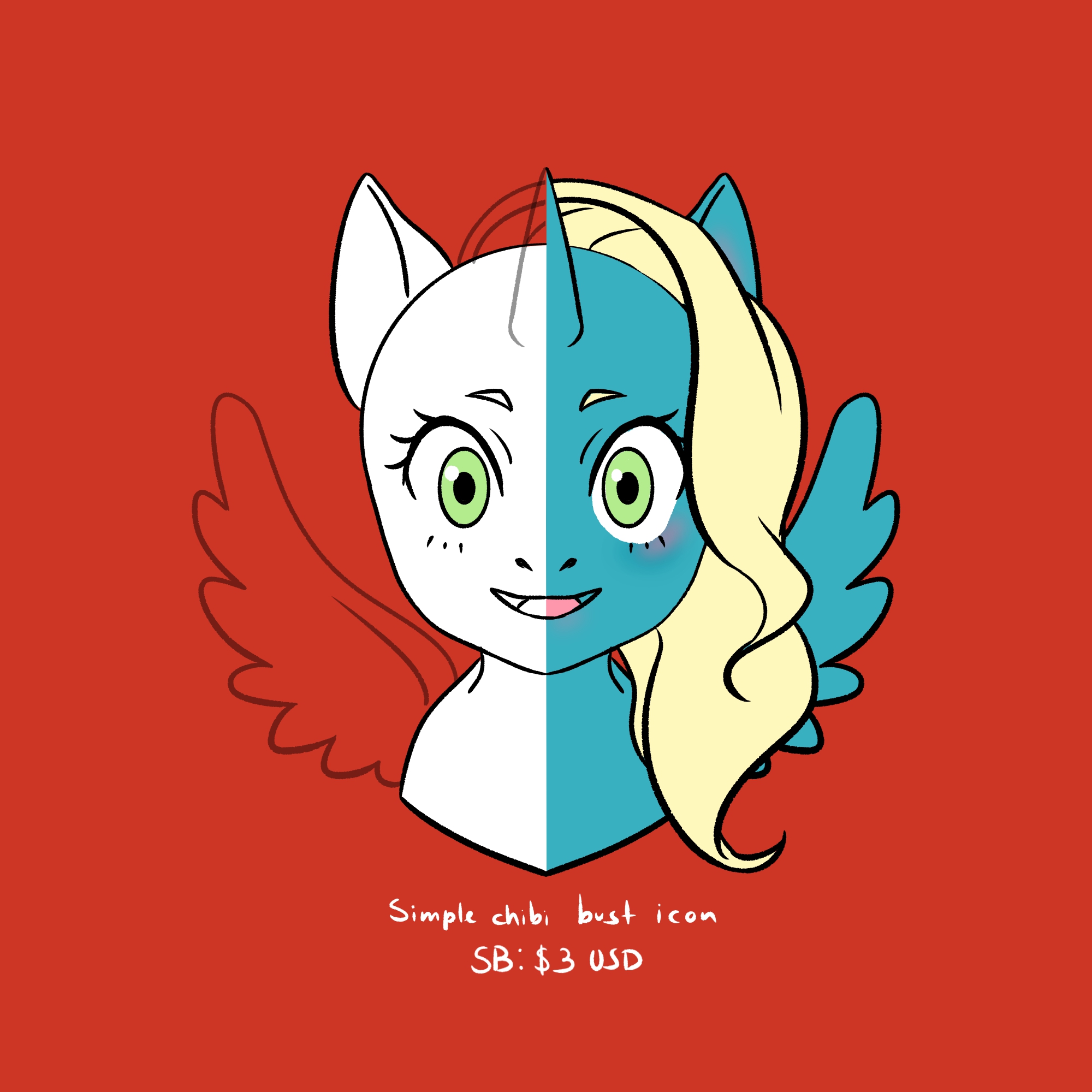 2000x2000 Simple Chibi Bust Icon