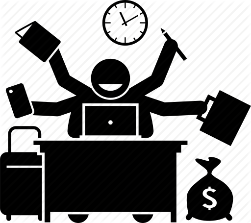 512x455 Busy, Many Hands, Multitask, Multitasking, Work Icon