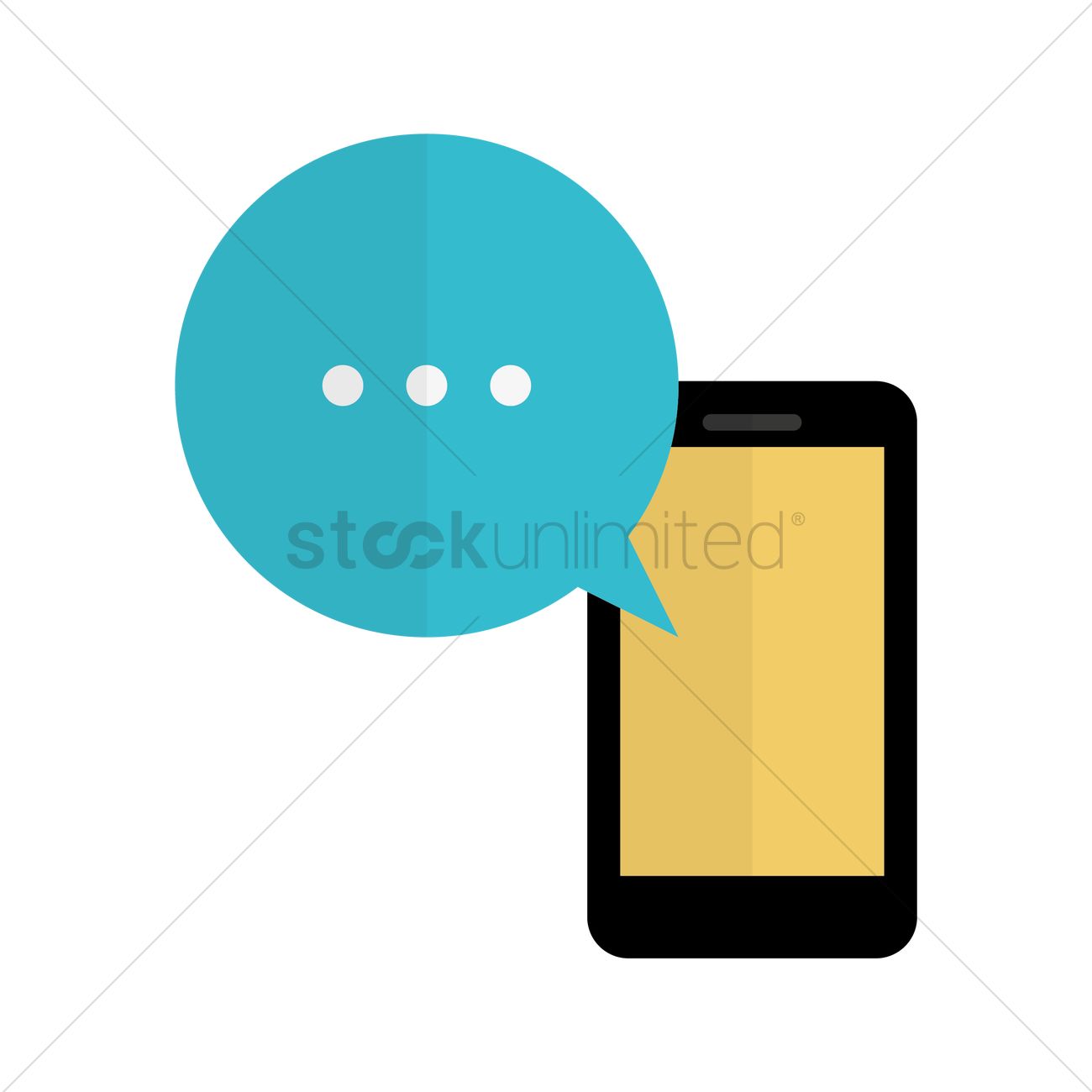 1300x1300 Smartphone With Busy Icon Vector Image