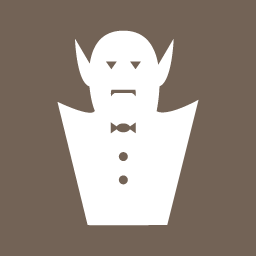 256x256 Halloween Devil Butler Icon Flat Halloween Iconset Uiconstock